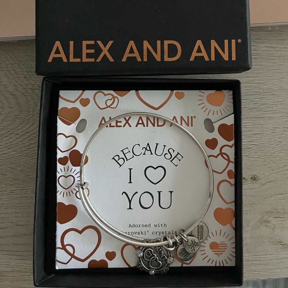 Alex And Ani Because I Love You Aunt Bracelet